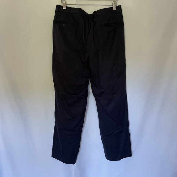 Tom James Mens Black Dress Pants Size 34 business casual formal trousers - Picture 6 of 8